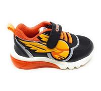 Geox Chaussures avec lumières Ciberdron pour enfants à thème Harry Potter,Noir et Orange,Fermeture à Déchirure, Noir et orange., 36 EU