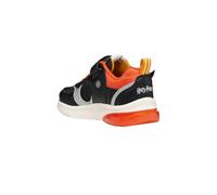 Geox Chaussures avec lumières Cyberdron pour Enfants sur le thème Harry Potter, Noir et Orange, Fermeture Velcro, Noir et orange, 29 EU