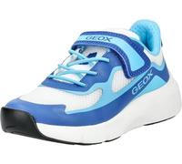 Geox Chaussures de sport pour enfant PRO-Ran J65P7F, blanc et bleu, avec déchirure, ergonomique et amorti, Blanc et bleu., 27 EU