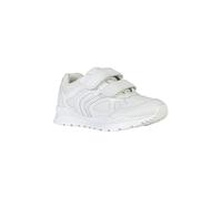 Geox - Chaussures d'uniforme scolaire pour garçons "Pavel" FS8038 (32 UE) (Blanc)