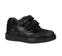 Geox - Chaussures d'uniforme scolaire pour garçons "Riddock", cuir FS6597 (37 EU) (Noir)