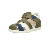 GEOX Chaussures ouvertes 'Maccnia' bleu foncé / olive / blanc, Taille 21