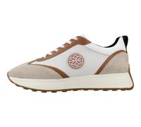 Geox Femme D Amabel A Basket, Lt Taupe/White, 40 EU