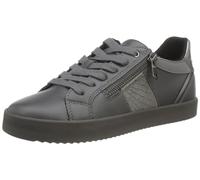 Geox D Blomiee E Basket, Gris foncé, 35 EU