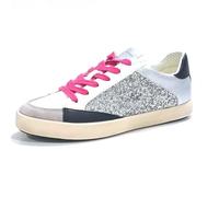 Geox D Blomiee ISneaker pour Femme, Silver Rock, 40 EU