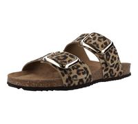 Geox Femme D Brionia R B Sandales Plates, Naturel, 38 EU