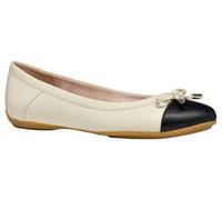 Geox D Charlene C, Ballerines Plates Femme, Papyrus/Black,