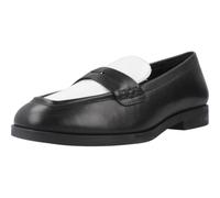 Geox D Cloridie A Moccasin pour Femme, Noir/Blanc, 39 EU