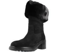 Geox Femme D Damiana Genou Haute Botte, Noir, 38 EU