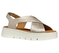 Geox D DANDRA 40 A, Sandale Femme, Lt Gold,