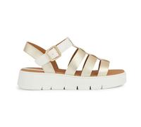 Geox D Dandra 40 B Sandales compensées, Taupe, 41 EU