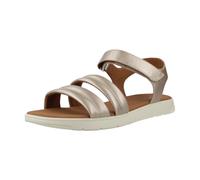 Geox - D Dandra Flat Sandales - Femme - Chaussures - Jaune - Taille: 37 EU