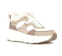 Geox D Diamanta C Basket, Sable Blanc, 40 EU