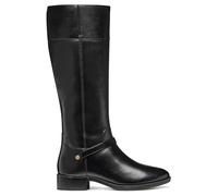 Geox D Felicity Bottes hautes au genou pour femme, noir, 38,5 EU, Noir, 38.5 EU
