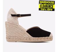 Geox D Gelsa A Sandales À Talons Wdge D'été Pour Femmes Noires