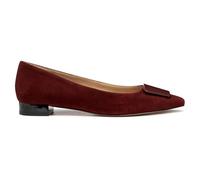 Geox D GISELDA15 Ballet Plat pour Femme, Marron, 39,5 EU, Marron, 39.5 EU