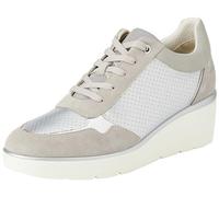 Geox D Ilde aPlatform pour Fille, Argent Lt Gris, 42 EU