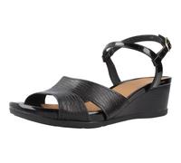 Geox Femme D Marykarmen A Sandales compensées, Noir, 38 EU