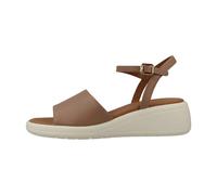 Geox - D Meliconia Wedge - Femme - Chaussures - Brun - Taille: 39 EU