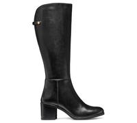 Geox D New ASHEEL Bottes hautes au genou pour femme, noir, 39 EU, Noir, 39 EU