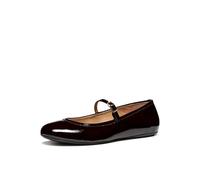 Geox D Palmaria Ballet Plat pour Femme, Rouge, 38,5 EU, Rouge, 38.5 EU