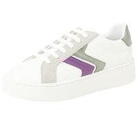 Geox D Skyely A Basket, Blanc et Violet, 40 EU