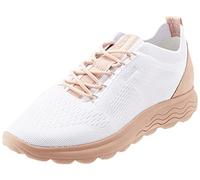 Geox D Spherica Basket, Blanc cassé, 35 EU