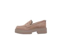 Mocassins Femme - Geox - SPHERICA EC7 - Croûte de cuir - Beige 38
