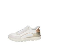 Geox D SPHERICA Plus A Baskets pour Femme Blanc cassé/Blanc cassé Taille 36 EU