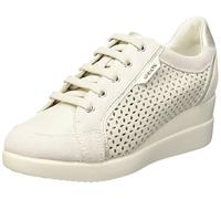Geox D Stardust A, Pompes à Plateforme Plate Femme - Blanc - Bianco (Off White/Off White), 35 EU EU