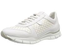 Geox D SUKIE A, Sneakers basses femme, Blanc (White), 35