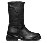 Geox D SWELEN Bottes hautes au genou pour femme, noir, 37,5 UE, Noir, 37.5 EU