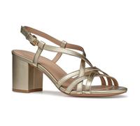 Geox Femme D VIRNILISA 65 S B Sandale à Talons, Lt Gold, 36.5 EU