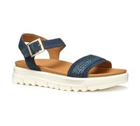 Geox Femme D XAND 2.1S C Sandale Plate, Navy, 37 EU