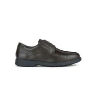 GEOX Derbie Spherica - Derbies homme en cuir marron respirantes, amorti Zéro Shock 45