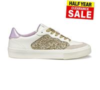 Geox Baskets femme Emmeleny paillettes décontracté chic Or/Blanc