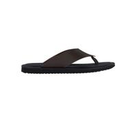 Geox Erice - Sandales tongs homme en cuir marron, semelle rembourrée 40