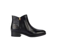 Geox Felicity - Bottines femme cuir noir, talon 3,5 cm, respirantes, fermeture éclair 39 1/2