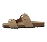 Geox Sandales plates D Brionia L pour femme, beige, 39 EU