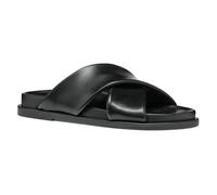 Geox Femme D ADELASH B Sandale à glissière, Black, 37 EU