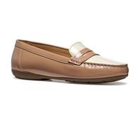 Geox Femme D ANNYTAH MOC A Mocassin, Beige/Papyrus, 42 EU