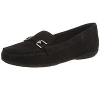 Geox Femme D Annytah Moc A Mocassins, Black, 38.5 EU