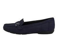 Geox Femme D Annytah Moc A Mocassins, Dk Blue, 35 EU