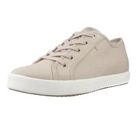 Geox Femme D BLOMIEE E Basket, Beige/Lt Gold, 40 EU