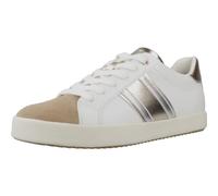 Geox Femme D Blomiee F Basket, White Lt Beige, 37 EU