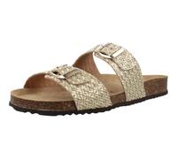 Geox Femme D Brionia L Sandales Plates, Doré, 41 EU