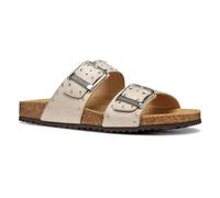 Geox Femme D BRIONIA R I Sandale Plate, Papyrus, 37 EU