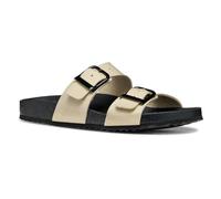 Geox Femme D BRIONIA R M Sandale Plate, Lt Taupe, 40 EU