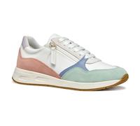 Geox Femme D BULMYA B Basket, White/Mint, 39 EU
