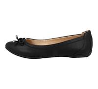 Geox Femme D Charlene Ballet Flat, Black, 40 EU